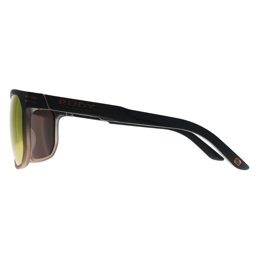 Rudy Project Sunglasses Soundrise SP134006 0010 Black Fade Bronze MLS Orange