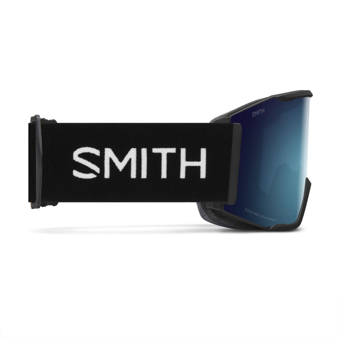 Smith Ski Goggles Squad Mag 0JX 4K Black ChromaPop Sun Blue Mirror & Storm Blue Sensor Mirror
