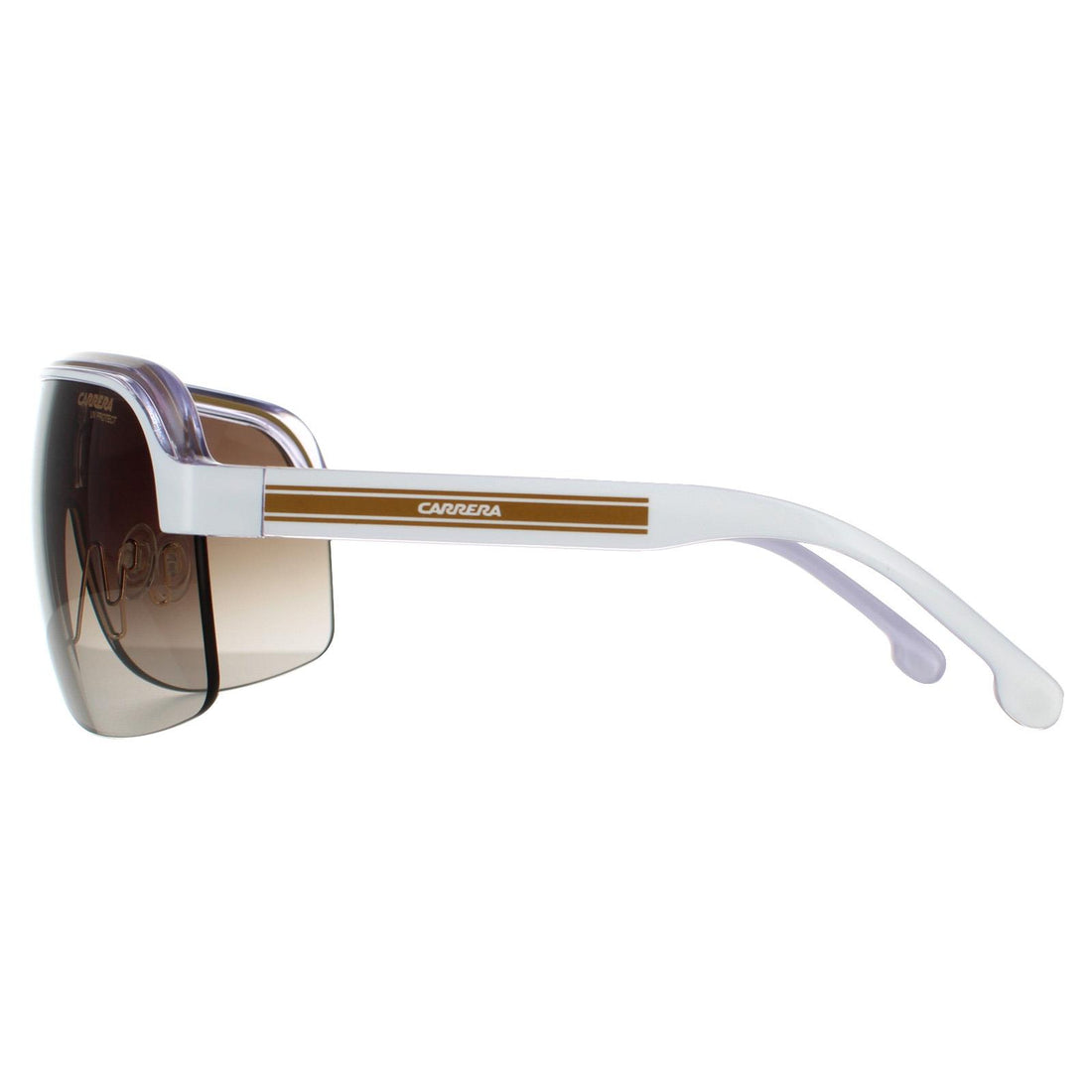 Carrera Sunglasses Topcar 1/N P9U HA White Crystal Brown Gradient
