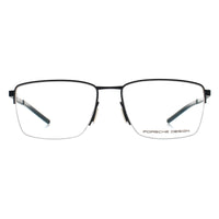 Porsche Design Glasses Frames P8757 C Dark Grey Blue Men