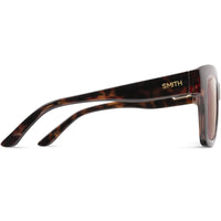 Smith Sunglasses Sway 086 9V Tortoise ChromaPop Polarized Rose Gold Mirror