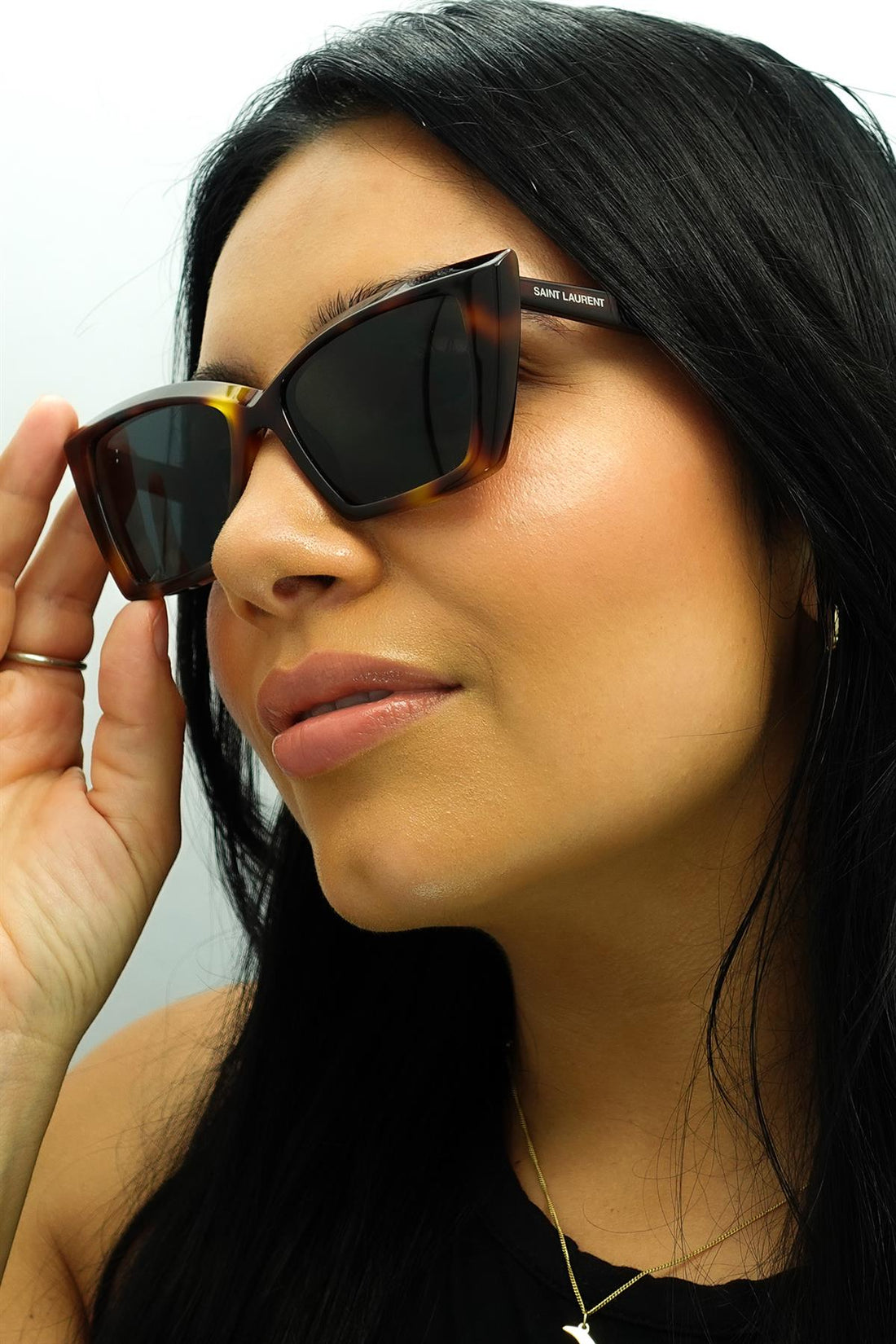 Saint Laurent Sunglasses SL657 002 Havana Black
