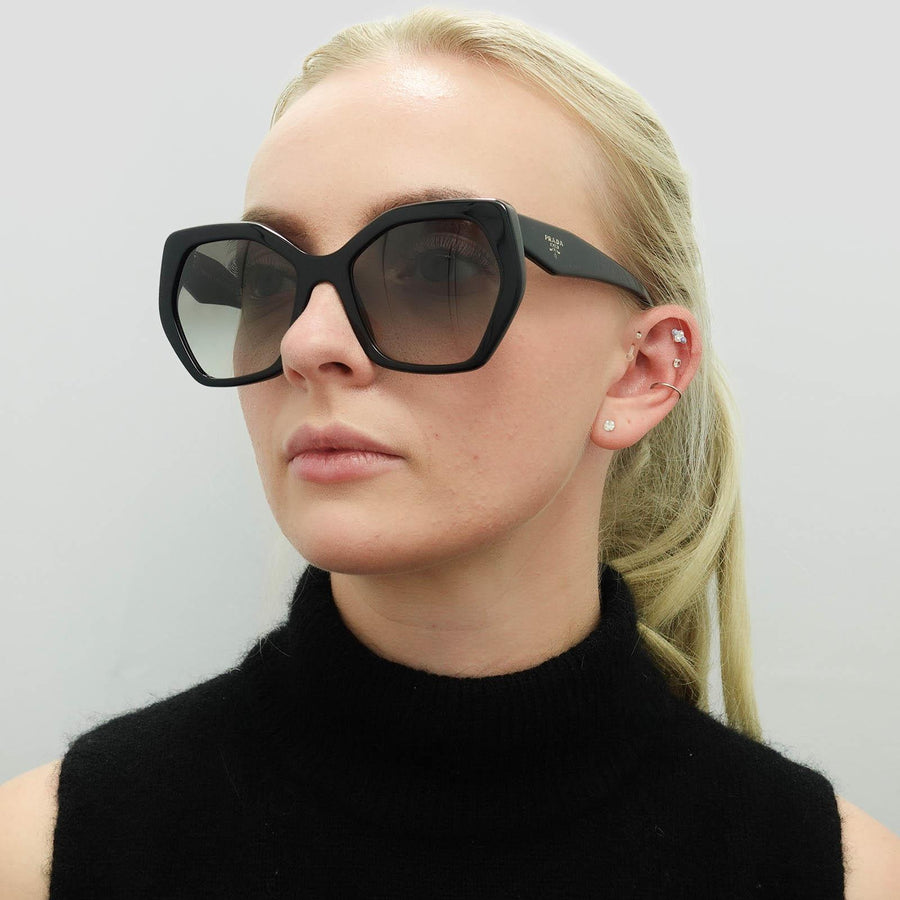Prada Sunglasses PR 16RS 1AB0A7 Black Grey Gradient