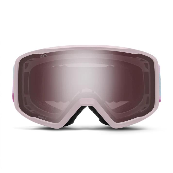 Smith Ski Goggles Tribute 3R2 4U Carnation Puzzle Ignitor Mirror