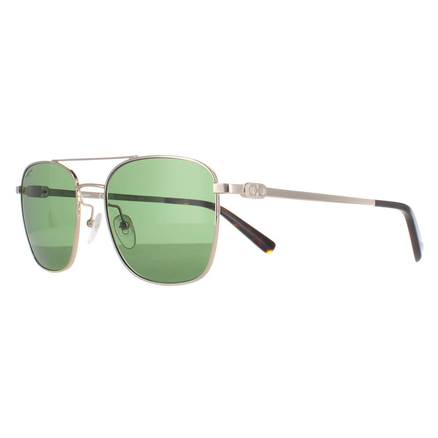 Salvatore Ferragamo Sunglasses SF158S 717 Golld Green