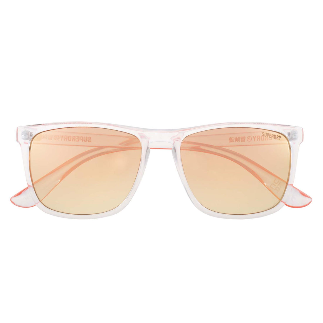 Superdry Sunglasses SDS Shockwave 150 Clear Brown Mirror