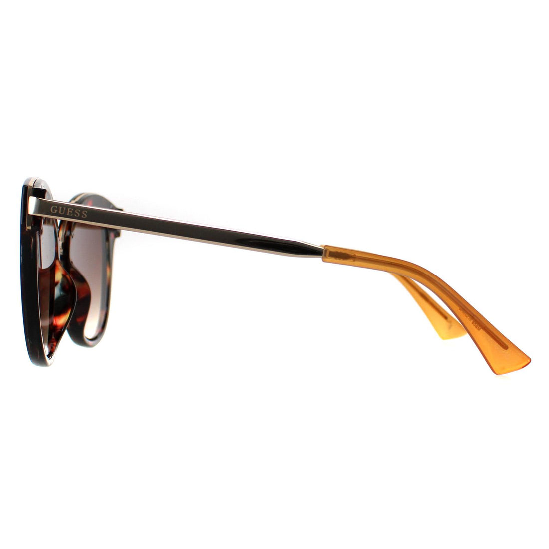 Guess Sunglasses GF0304 52G Shiny Black Smoke Mirror