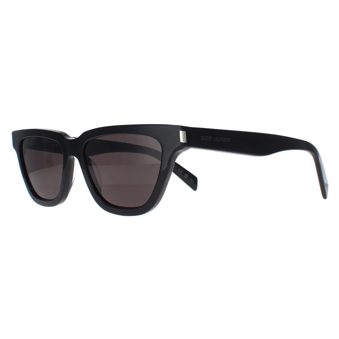 Saint Laurent Sunglasses SL 462 SULPICE 001 Shiny Black Dark Grey Smoke