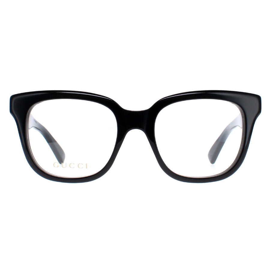 Gucci Glasses Frames GG1173O 001 Shiny Solid Black Women
