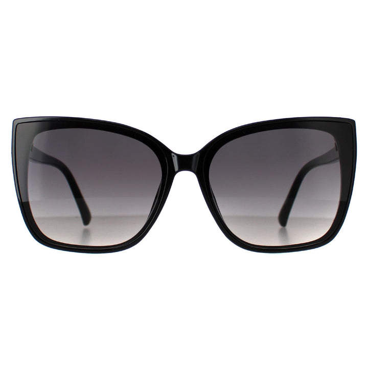 Guess Sunglasses GF0412 01B Shiny Black Smoke Gradient