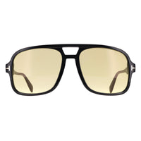 Tom Ford Sunglasses Falconer FT0884 01E Shiny Black Brown