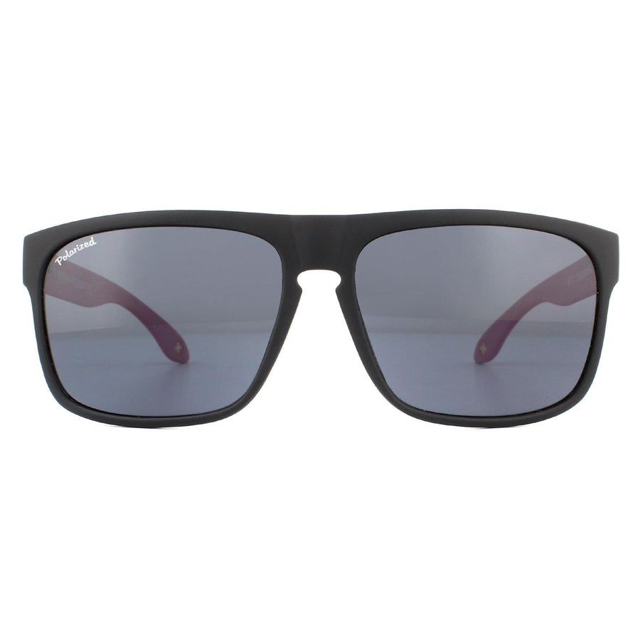 Montana MP37 Sunglasses Black with Pink Rubbertouch Black Polarized