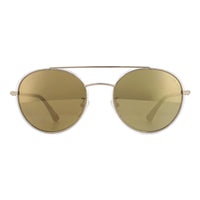 Police Coupe 1 SPL870 Sunglasses Light Gold Crystal Grey Brown Gold Mirror