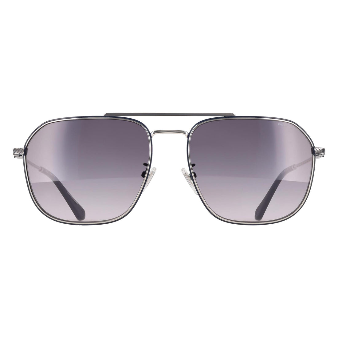 Police Sunglasses SPLF64 Octane 1 0579 Shiny Palladium Smoke Gradient