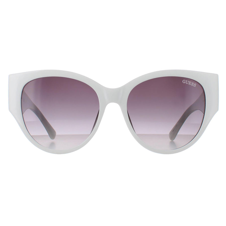 Guess Sunglasses GF6118 21B White Smoke Gradient