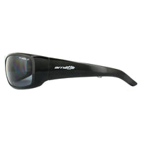 Arnette Sunglasses Hot Shot 4182 214981 Polished Black Graphics Inside Grey Polarized