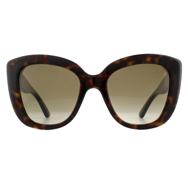 Gucci GG ROUND ACETATE SUNGLASSES - Sunglasses - havana brown/brown -  Zalando.co.uk