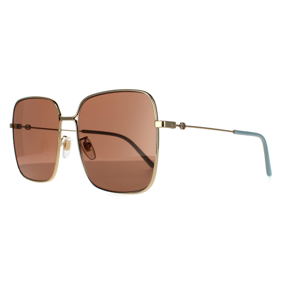 Gucci Sunglasses GG0443S 002 Gold Brown