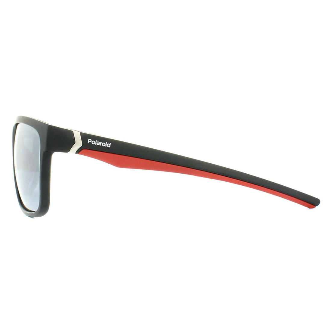 Polaroid Sport Sunglasses PLD 7014/S OIT EX Black Red Grey Silver Mirror Polarized