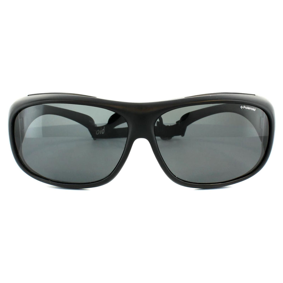 Polaroid Suncovers Fitover PLD 08535 Sunglasses Black Grey Polarized