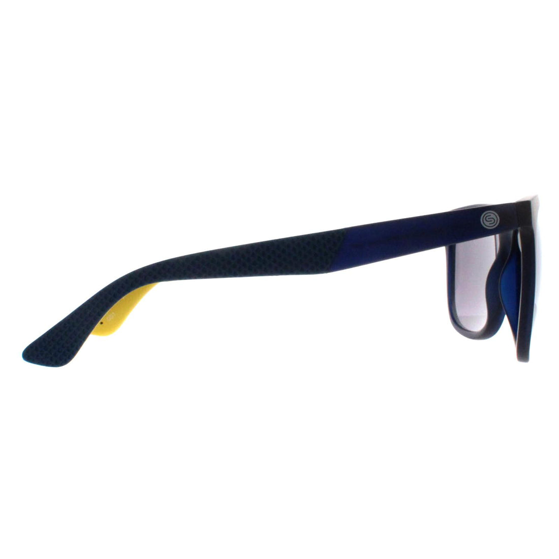 Smarty Sunglasses X2916 G Frosty Matte Black Blue Rubber Yellow Grey