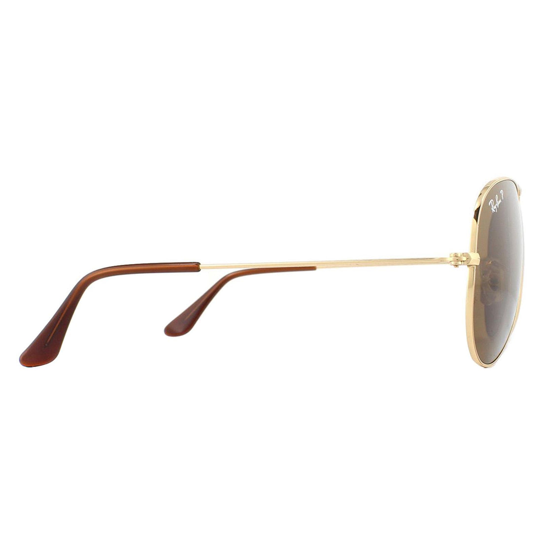 Ray-Ban Sunglasses Aviator 3025 Gold Brown Polarized 001/57