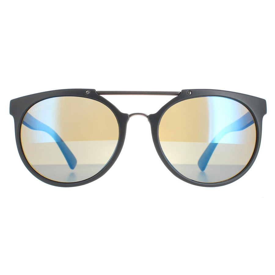 Serengeti Sunglasses Lerici 8354 Dark Grey Sanded Mineral Polarized 555nm Blue