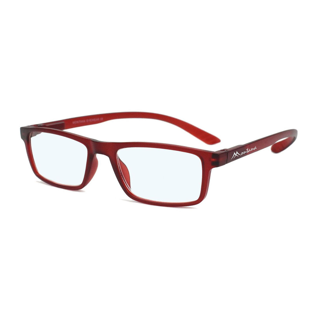 Montana Reading Glasses BLFMNR3 C 0.00 Red Men Women Blue Light Blocking