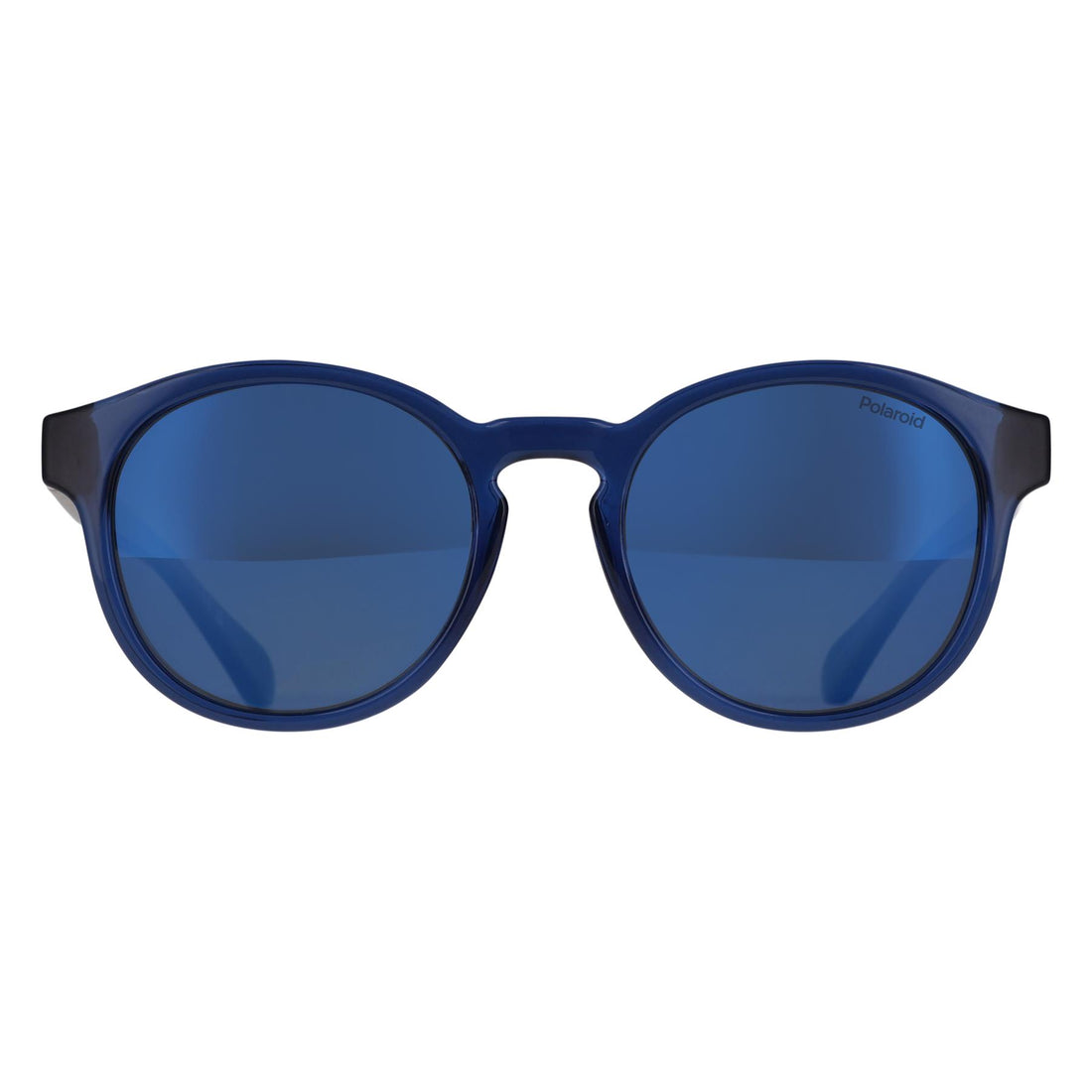 Polaroid Kids Sunglasses PLD 8075/S PJP 5X Transparent Blue Blue Mirror Polarized