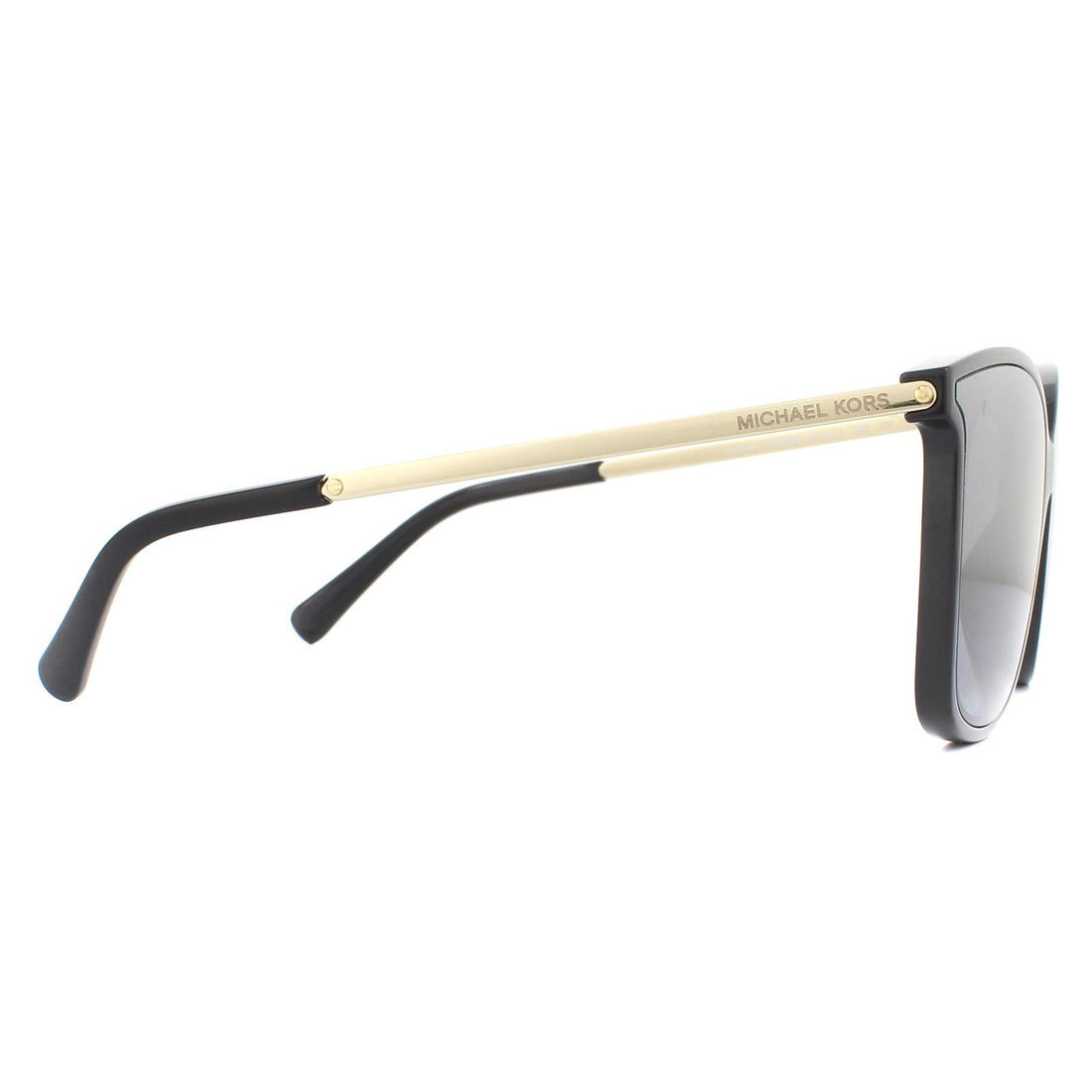 Michael Kors Sunglasses Zermatt 2079U 333282 Black Silver Grey Gradient Mirror Polarized