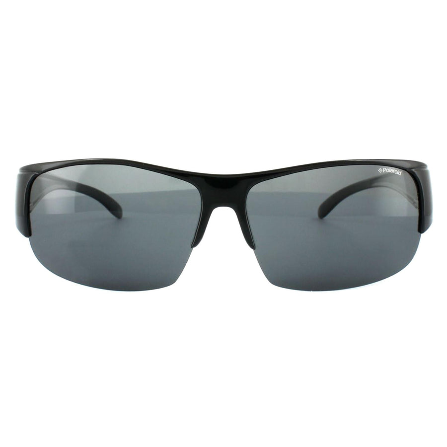 Polaroid Suncovers Fitover PLD P8405 Sunglasses Black Grey Polarized