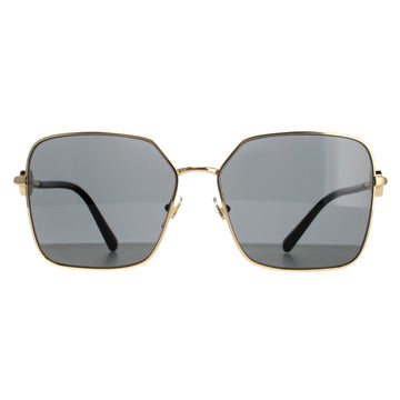 Versace Sunglasses VE2227 100287 Gold Dark Grey
