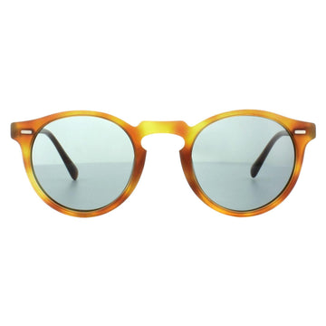 Oliver Peoples Sunglasses Gregory Peck 5217 1483R8 Semi Matt Havana Indigo Photochromic