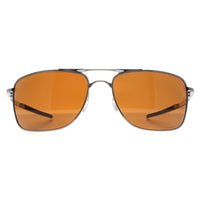 Oakley Sunglasses Gauge 8 L OO4124-09 Polished Chrome Tungsten Prizm Polarized