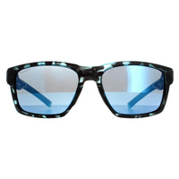 Smith Caravan MAG Sunglasses Matte Black Grey Blue Havana / Blue Mirror Polarized Chromapop