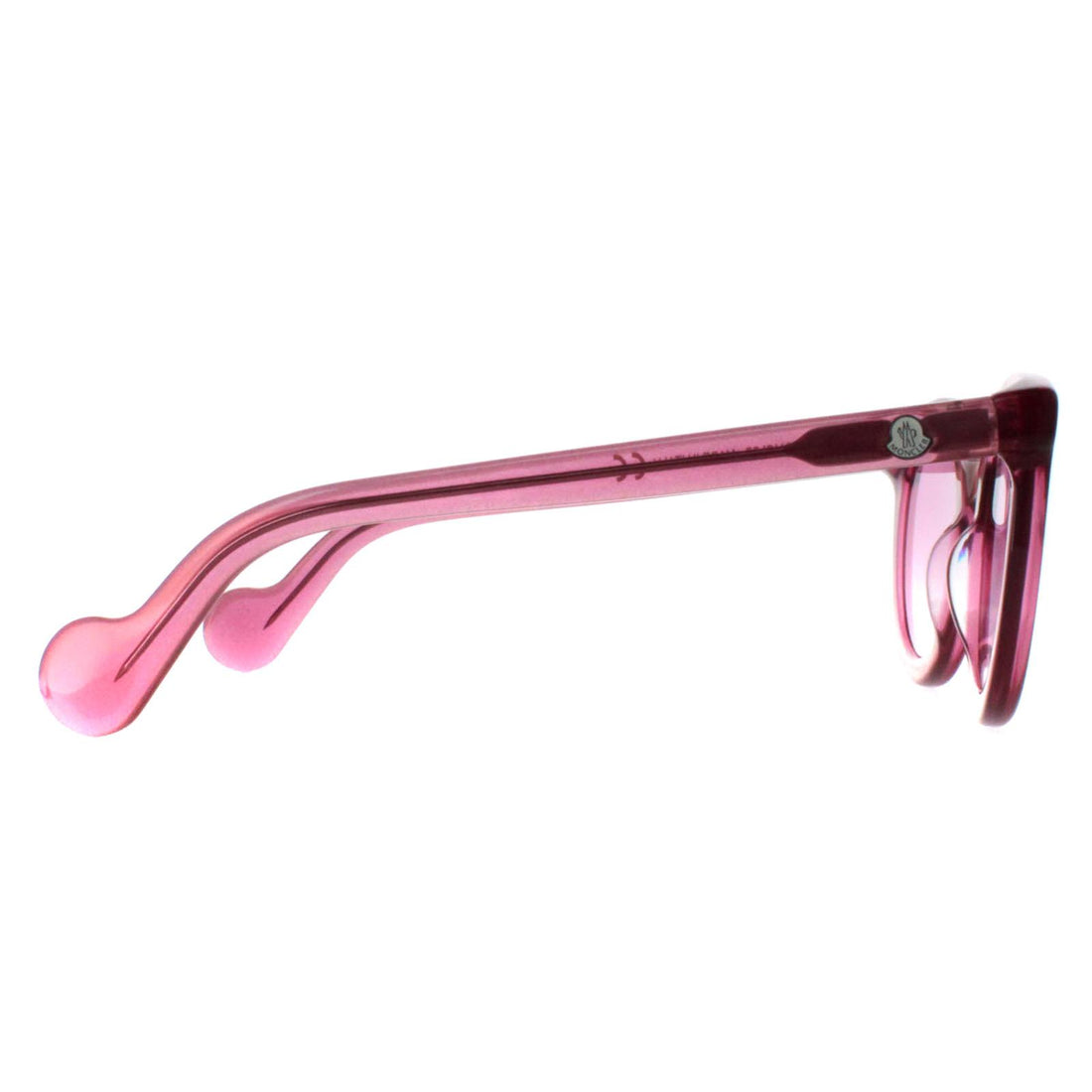 Moncler Sunglasses ML0015 75Z Shiny Transparent Fuxia Pink Gradient