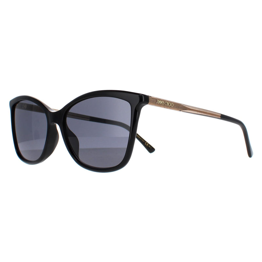 Jimmy Choo Sunglasses BA/G/S 807 IR Black Grey