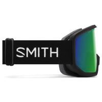 Smith Ski Goggles Transfer 0JX C5 Black Green Sol-X Mirror