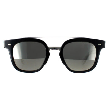 Cutler and Gross Sunglasses 1297 001 Silver Black Crystal Grey