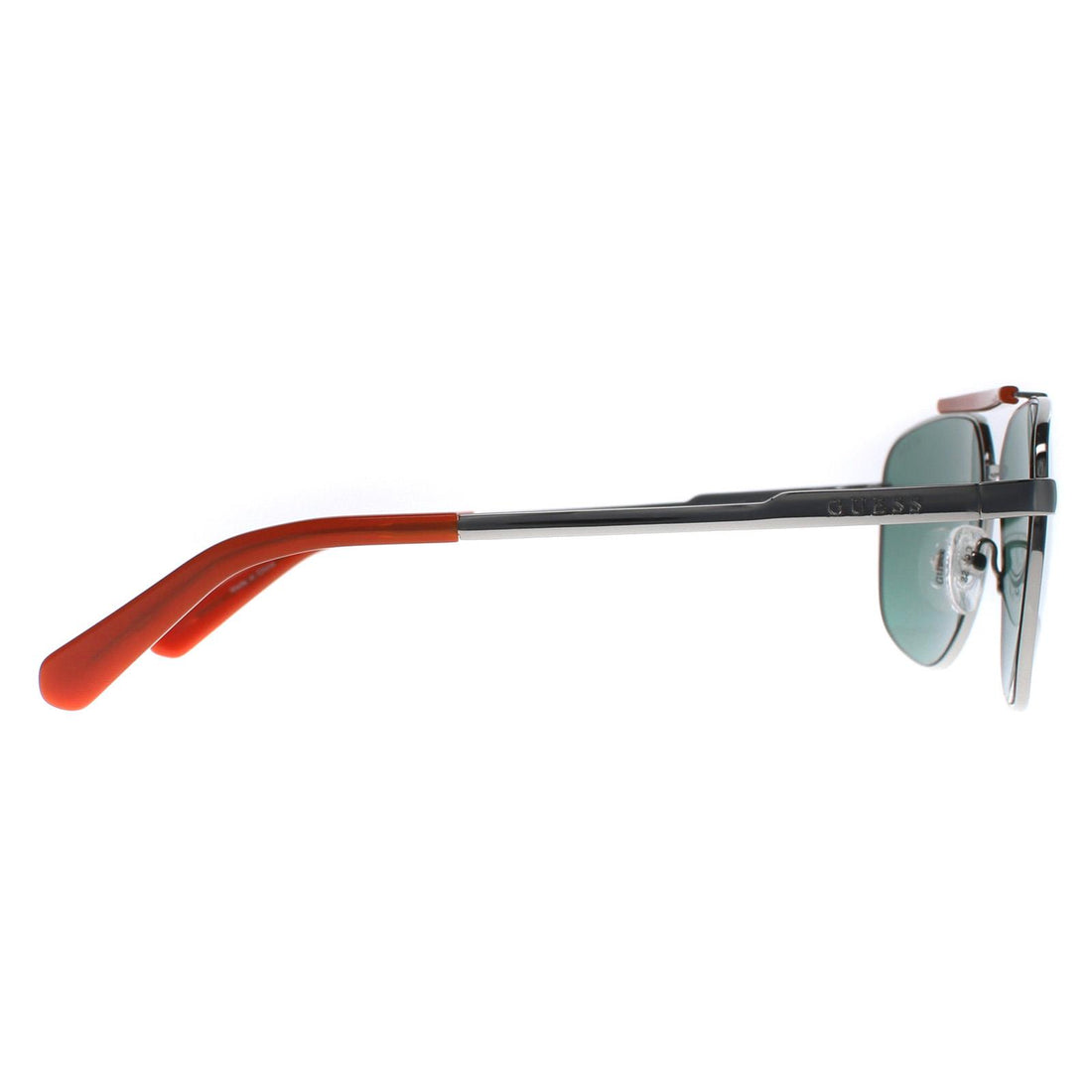 Guess Sunglasses GU00054 08N Shiny Gunmetal Green