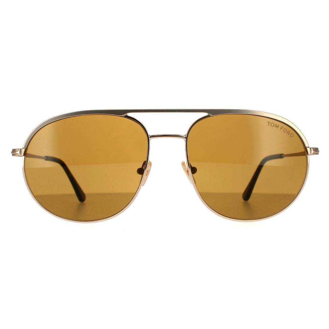 Tom Ford Sunglasses Gio FT0772 29E Matte Rose Gold Brown
