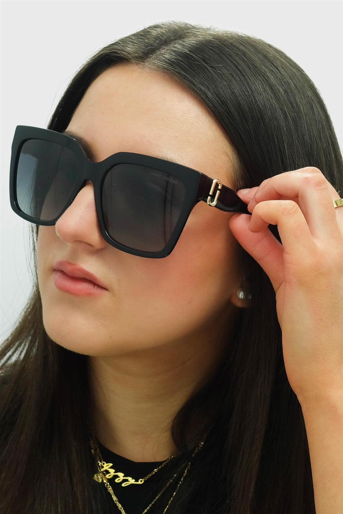 Marc Jacobs Sunglasses MARC 764/S 807 9O Black Dark Grey Gradient
