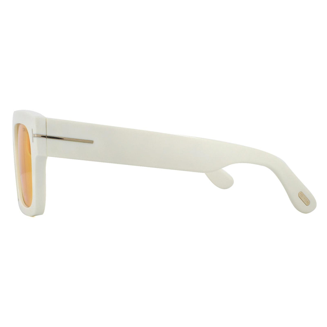 Tom Ford Sunglasses Fausto FT0711 25E Ivory White Orange