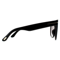 Tom Ford Sunglasses Wallace FT0870 01B Shiny Black Smoke Gradient