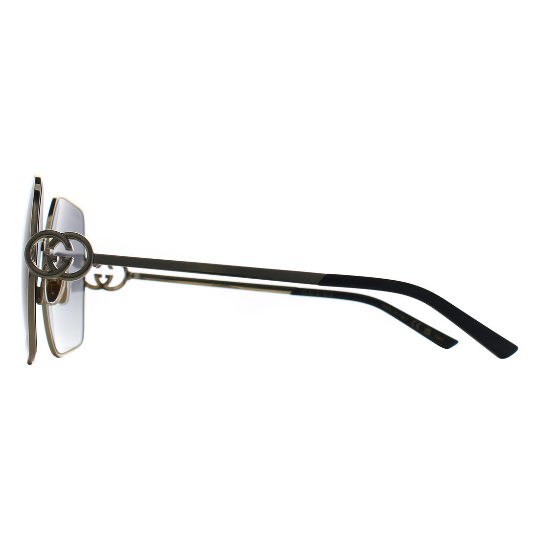 Gucci Sunglasses GG2163S 001 Gold Grey Gradient