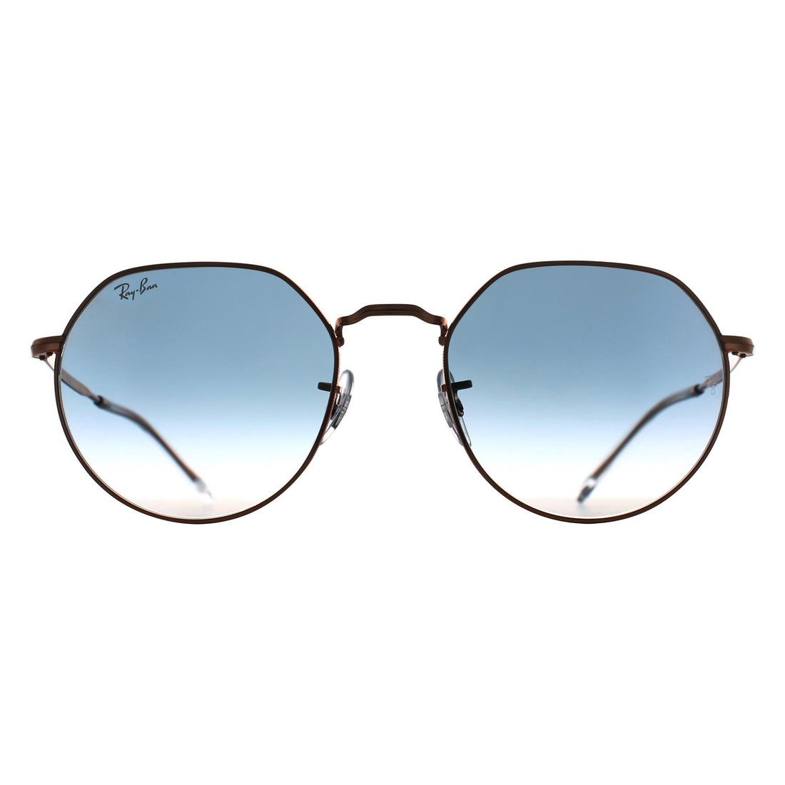 Ray-Ban Sunglasses RB3565 Jack 92023F Polished Rose Gold Blue Gradient