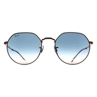 Ray-Ban Sunglasses RB3565 Jack 92023F Polished Rose Gold Blue Gradient
