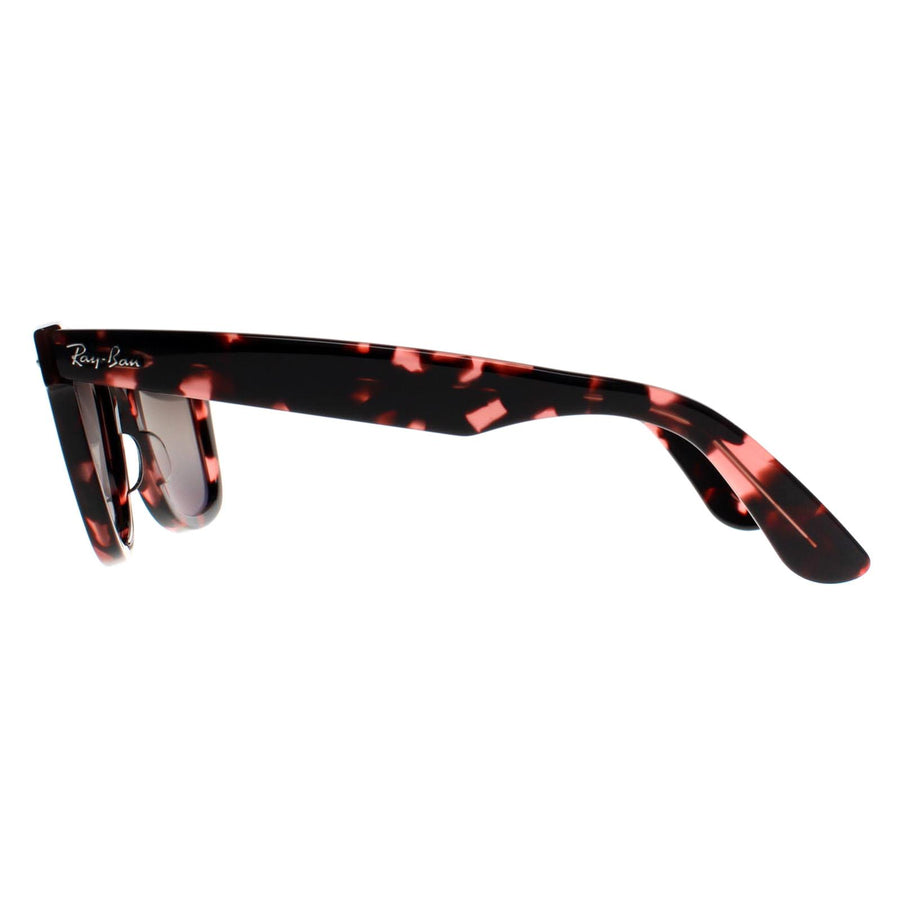 Ray-Ban Sunglasses Wayfarer 2140 1334G3 Transparent Pink Havana Silver ...