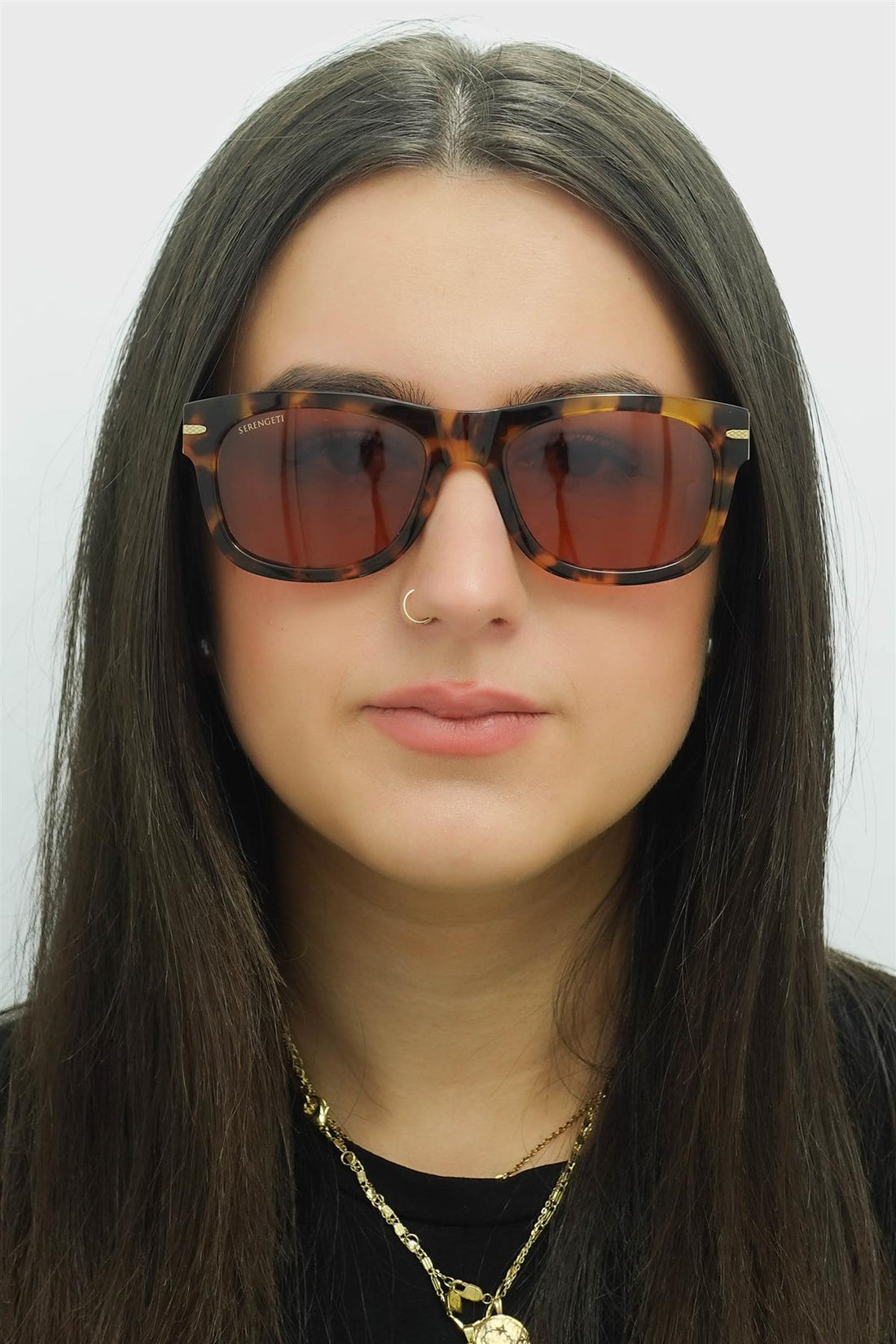 Serengeti Sunglasses Foyt SS549006 Shiny Tortoise Havana Mineral Drivers