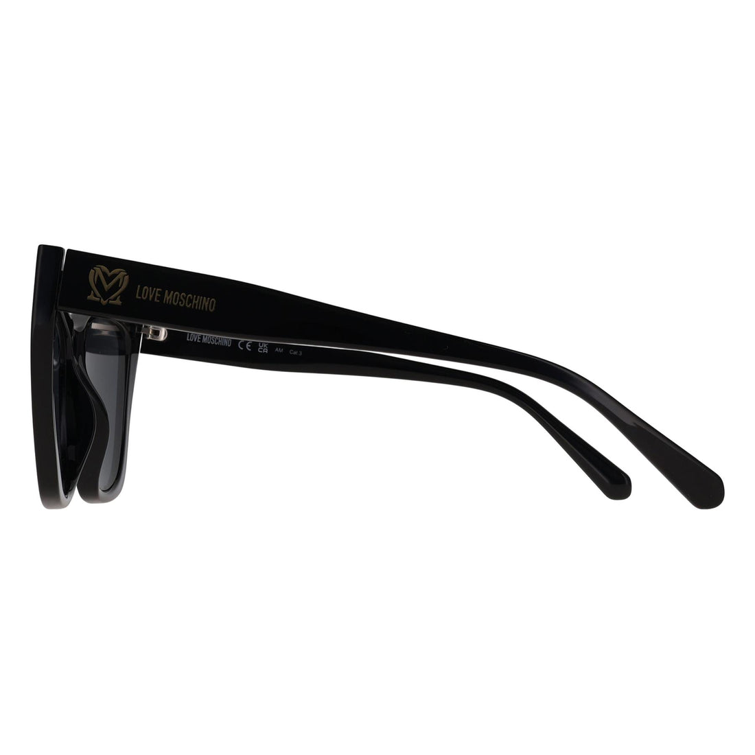 Love Moschino Sunglasses MOL070/S 807 IR Black Grey